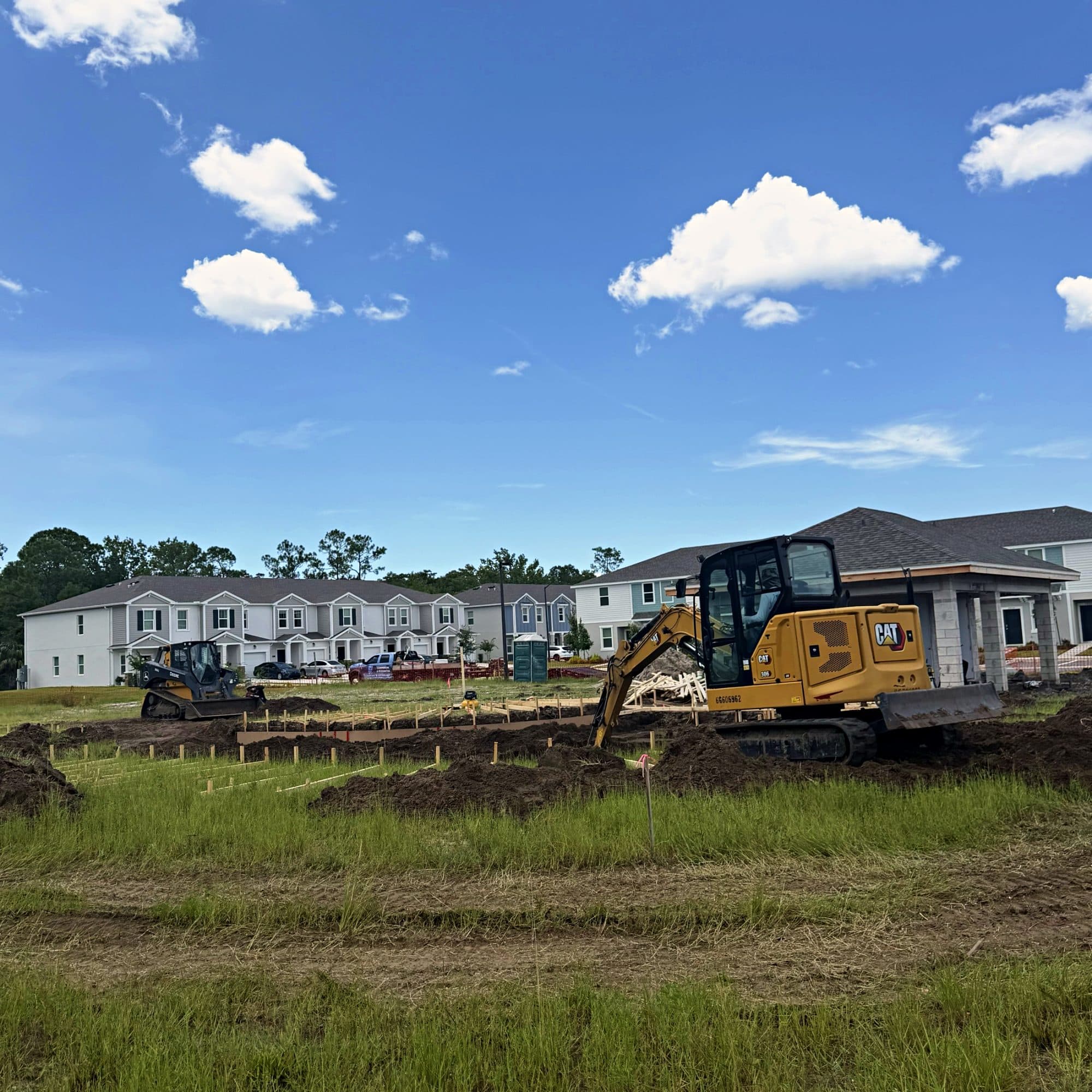 Excavation for a commercial pool in Poinciana